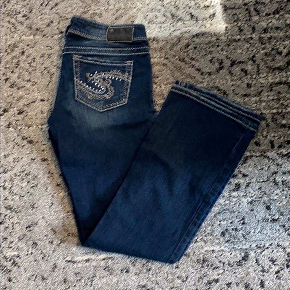 Silver jeans